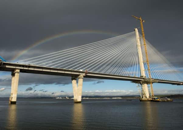 There have been calls for a memorial for workers that died on the Queensferry Crossing. Picture; contributed