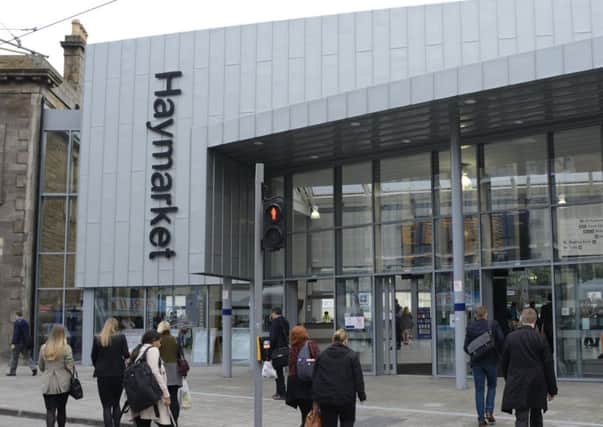 The incident happened at Haymarket Station.