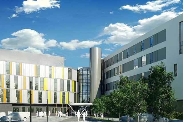 Royal Hospital for Sick Children.
Sick Kids Hospital, Little France
Artist's impression.
