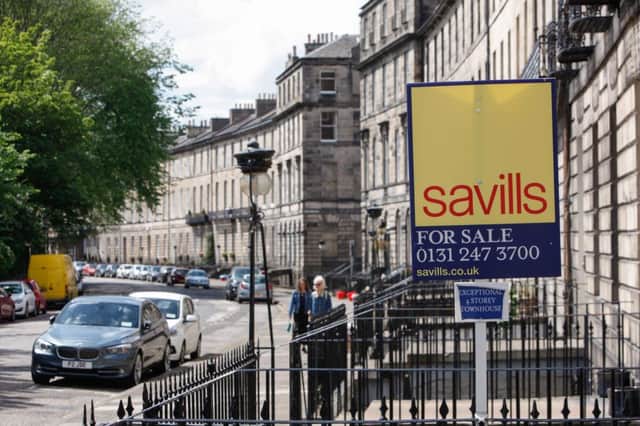 Property prices are up almost 10 per cent in Edinburgh
