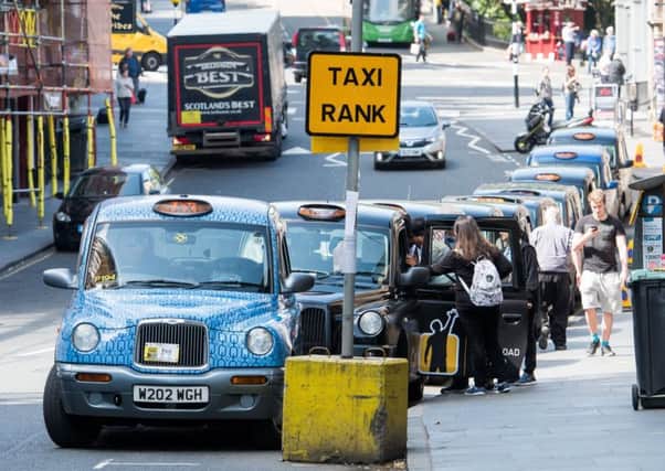 Taxi drivers are alarmed by 1,763 private hire licence applications in Edinburgh. Picture: Ian Georgeson