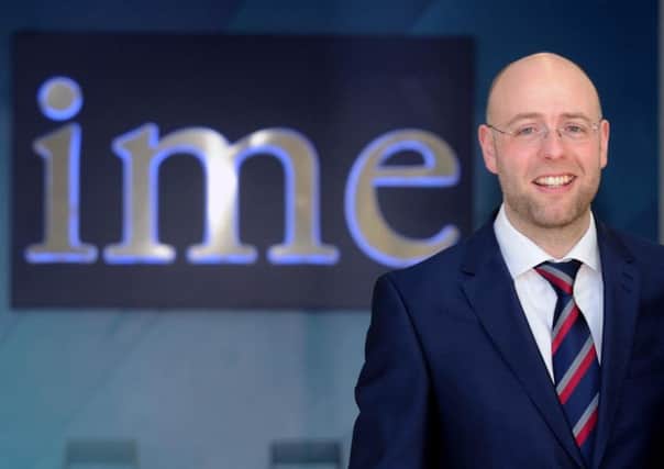 IME Property boss Iain Mercer hailed the firm's pace of growth. Picture: Lisa Ferguson