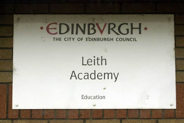 Robbie Huxtable was told to stay away from Leith Academy at the start of term today. Picture: TSPL