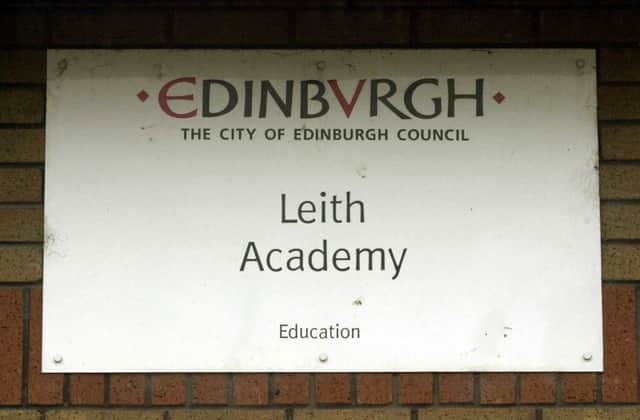 Robbie Huxtable was told to stay away from Leith Academy at the start of term today. Picture: TSPL
