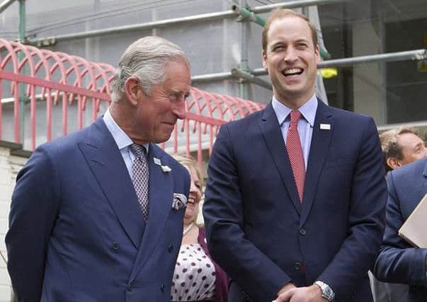 Prince Charles, left and Prince William will attend the Royal Edinburgh Military Tattoo. Picture: Getty Images