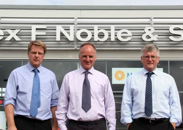 Brothers Michael, Colin and David Noble are at the helm of Alex F Noble and Son.