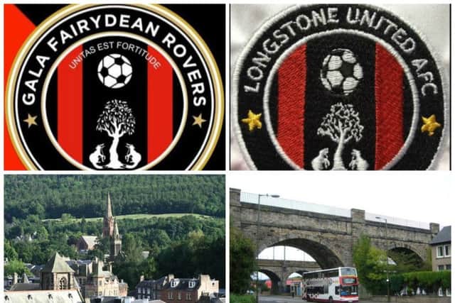 The similarities between the two club badges has attracted comment online