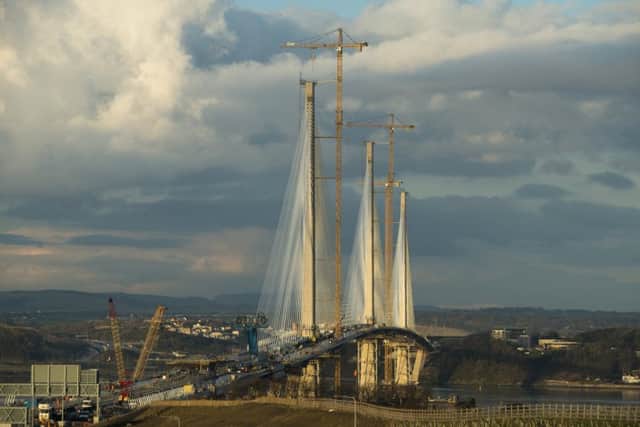 Members of the public will get to walk over the Queensferry Crossing.
