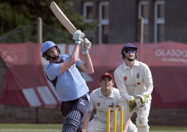 Carlton skipper Ali Evans hit three sixes on his way to a vital 61. Picture: Donald MacLeod - www.donald-macleod.com