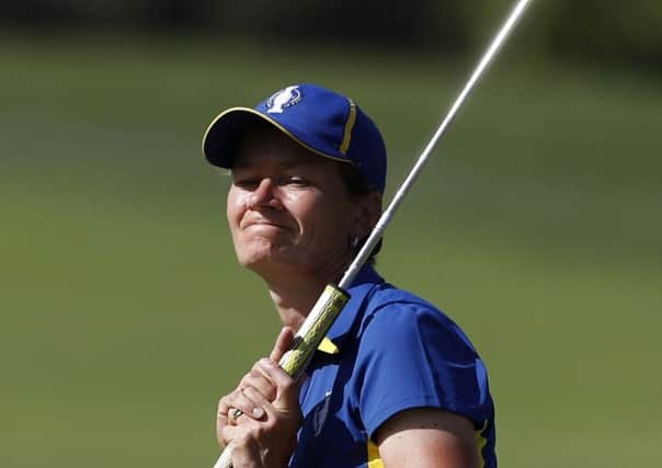 Catriona Matthew was one of the stars at Des Moines Country Club but will not play another Solheim Cup. Picture: AP Photo/Charlie Neibergall
