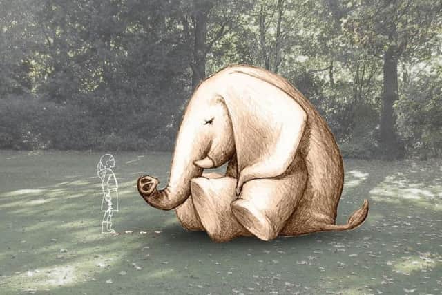 The elephant sculpture has been designed by Andy Scott. Picture: Andy Scott