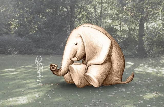 The elephant sculpture has been designed by Andy Scott. Picture: Andy Scott