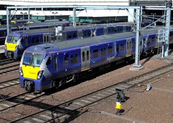 Hundreds of items are left behind on ScotRail trains. Picture: Jane Barlow