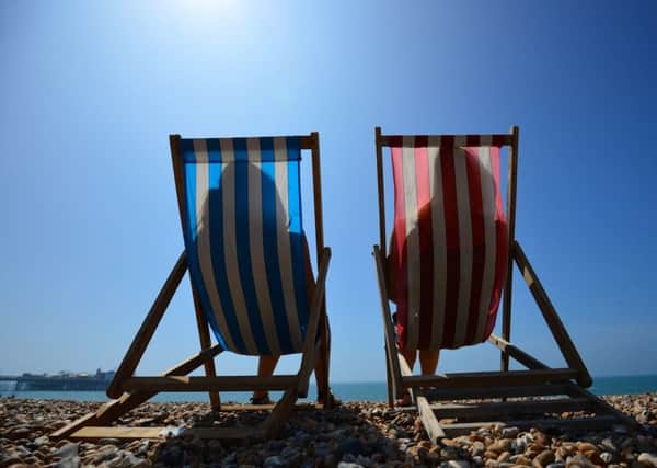 Britain is set to be hit by a Bank Holiday heatwave. Picture: CARL COURT/AFP/Getty Images