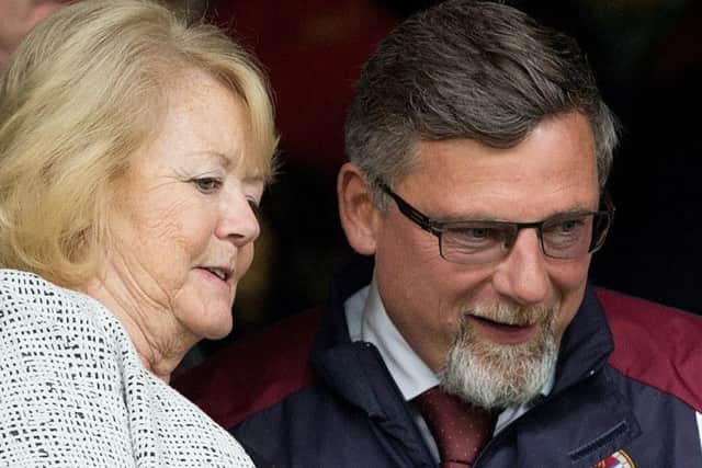 Ann Budge has announced Craig Levein has signed a three-year deal to manage Hearts. Picture: SNS/Graham Stuart