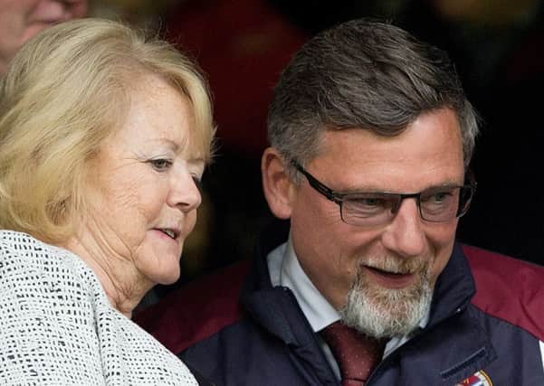 Ann Budge has announced Craig Levein has signed a three-year deal to manage Hearts. Picture: SNS/Graham Stuart
