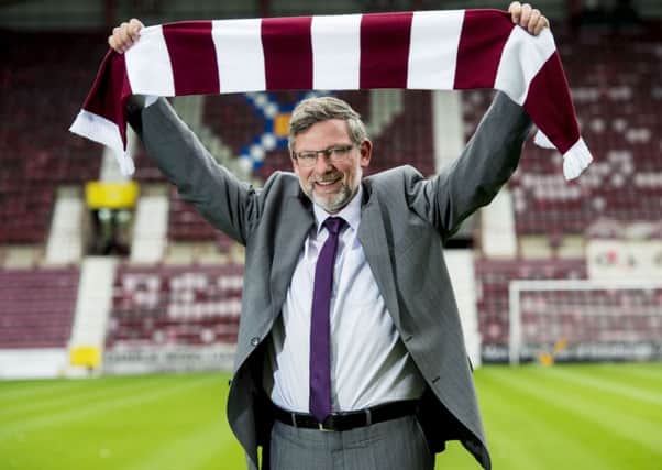 Craig Levein is unveiled as Hearts new manager. Picture: SNS/Craig Williamson