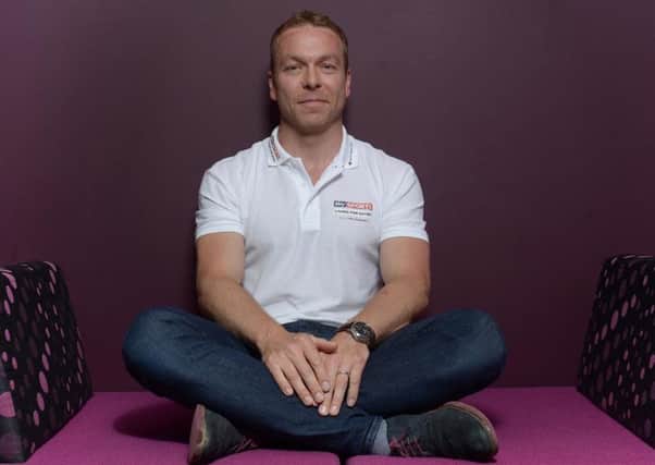 Sir Chris Hoy says he is sorry following the remark. Picture: TSPL