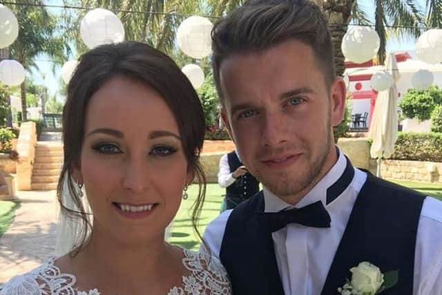 Kirsty Maxwell with husband Adam Maxwell