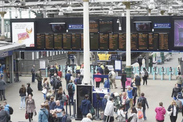 3.5 million people passed through Edinburgh Waverley during the Festival. Picture: Greg Macvean