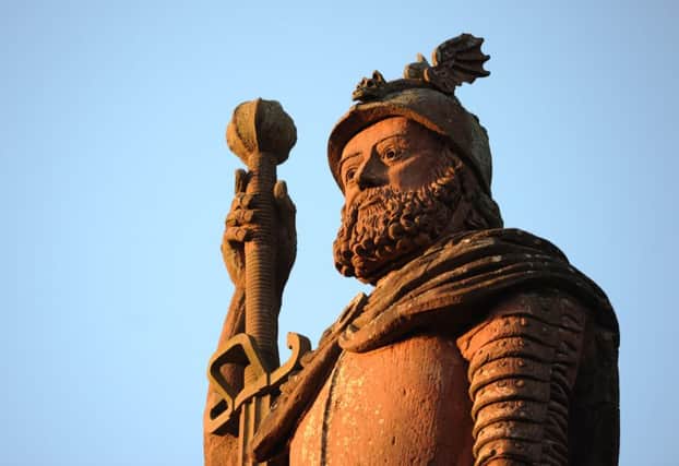 Hero of the Scottish wars of independence, William Wallace. Picture: Ian Rutherford
