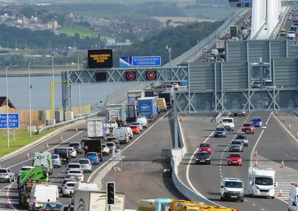 Drivers have been told to expect long queues when the Queensferry Crossing reopens tomorrow. Picture: Lisa Ferguson