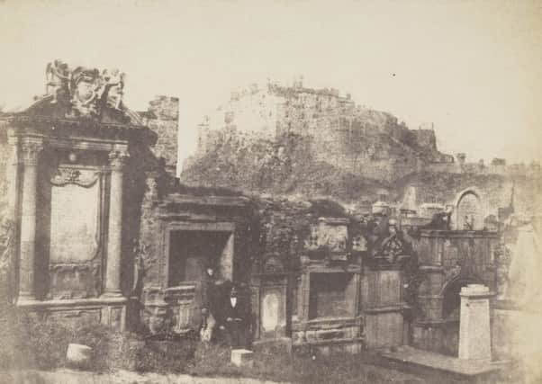 Greyfriars' Churchyard including the Chalmers and Jackson Monuments, 1843  1847, by Hill and Adamson. PIC: Scottish National Portrait Gallery.