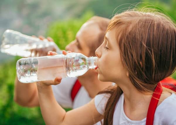 Re-usable plastic bottles could be filled up at drinking water fountains. Picture: Getty
