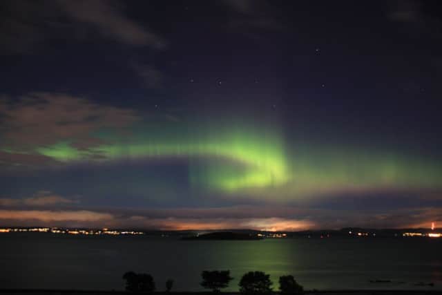 Aurora viewed from Marine Drive, Davidson's Mains. Picture: Copyright Alan O'Donnell