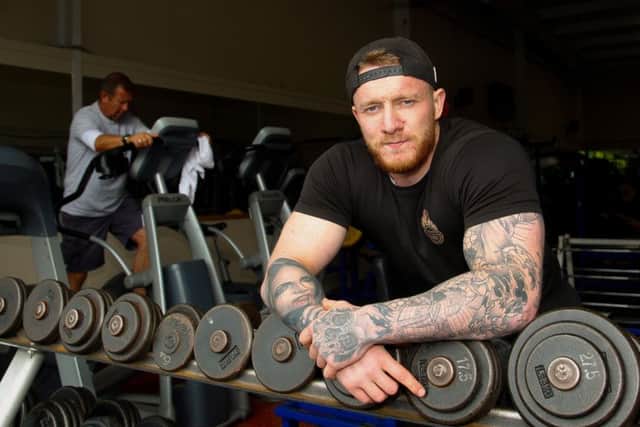 Scott Beveridge, a personal trainer at Spartan Gym in Mayfield Industrial Estate