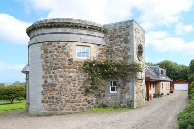 The unique property in Edinburgh combines a luxurious modern house attached to a two-storey temple built in 1759. Picture: Clancy Hendrie Legal