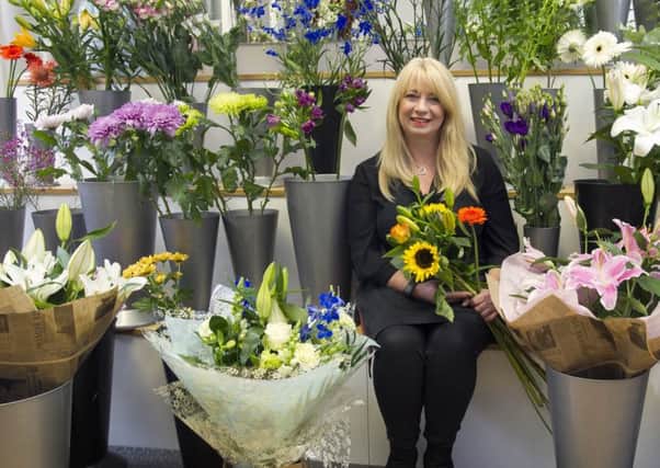 Florist Anne McGinlay at her shop in Marchmont Road.