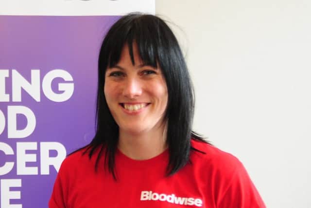 Stacy Rowan, regional manager of Bloodwise in Scotland