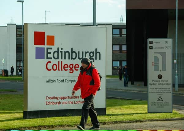 Portobello High pupils may be able to take business studies at the nearby Edinburgh College campus. Picture: Toby Williams