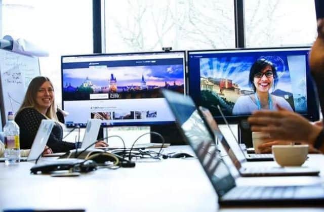 Staff at Skyscanner, one of Edinburgh's biggest tech success stories. Picture: contributed