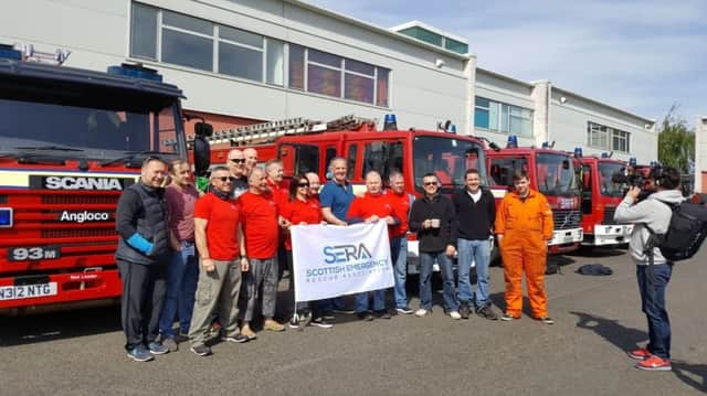 The documentary fFocuses on Scottish volunteers driving fire engines to Serbia for Edinburgh-based charity SERA.