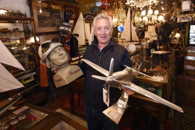 Courtyard Antiques on Causewayside which is closing down as owner Lewis Rosa looks for a smaller shop premises. PIcture; Greg Macvean