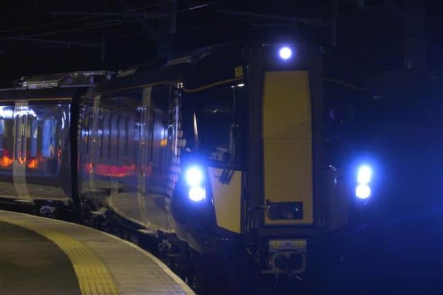 The Hitachi Class 385 trains have still to be tested on the main Edinburgh-Glasgow line.