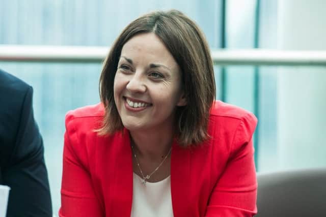 Kezia Dugdale was given the award last night at a ceremony in Glasgow.
