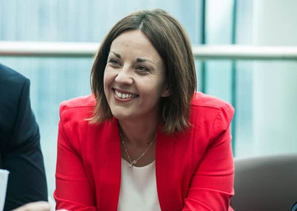 Kezia Dugdale was given the award last night at a ceremony in Glasgow.