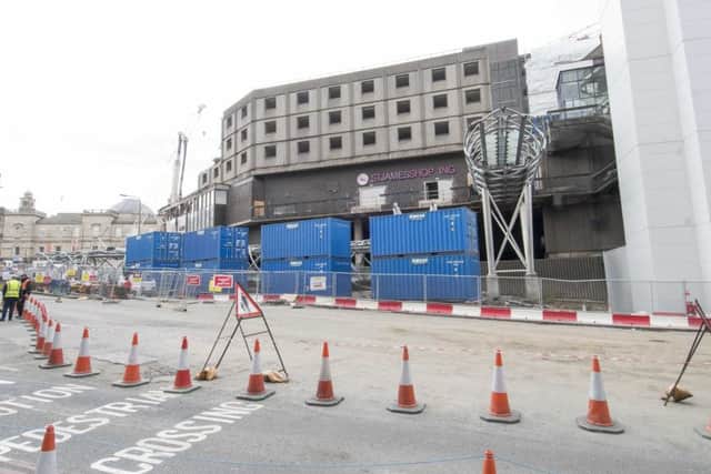 St James Centre Demolition, Construction, Leith Street Bridge Removal. Picture: Ian Georgeson