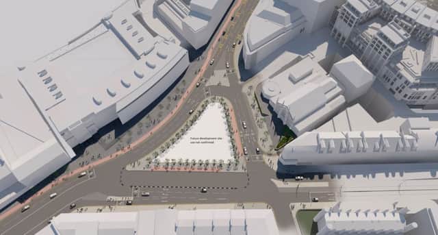 The new road layout planned for Picardy Place