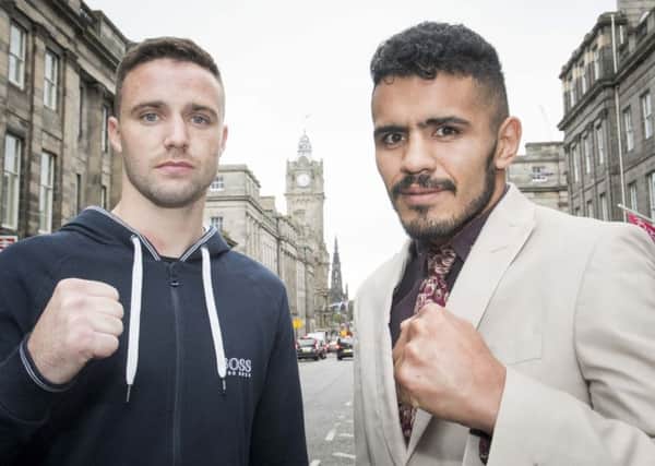 Josh Taylor and Miguel Vazquez will meet at Ingliston on November 11. 
Picture: Ian Georgeson