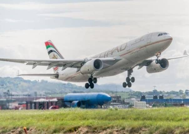 Edinburgh Airport is growing at nearly 11 per cent a year. Picture: Ian Georgeson