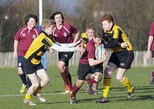 Academics argue that most injuries in youth rugby occur due to the collision elements of the game. Picture: Michael Gillen