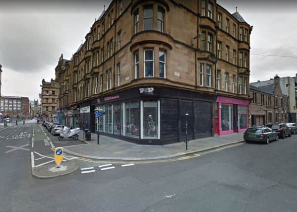 The attack took place in a lane between Parnie Street (pictured) and the Trongate in Glasgow at around 3.40am on Sunday. Picture: Google