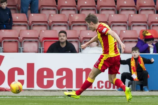 Blair Spittal scores to put Partick ahead at Firhill