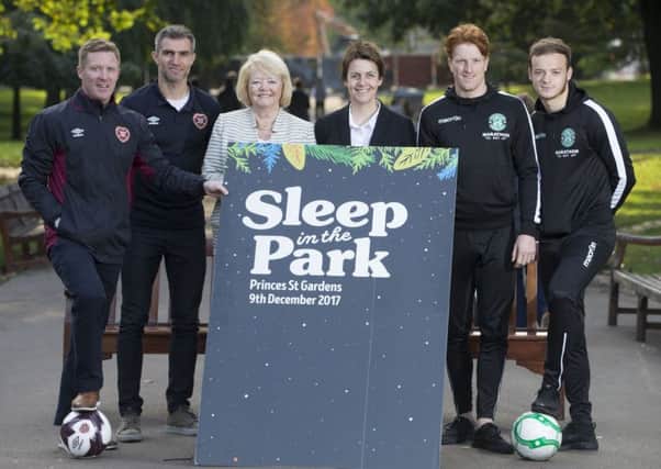 Hearts and Hibs will unite Sleep in the Park. Contributed
