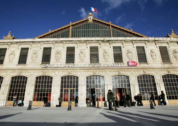Eye-witnesses say a knifeman was shot at Marseille station. Picture: AFP/Getty Images