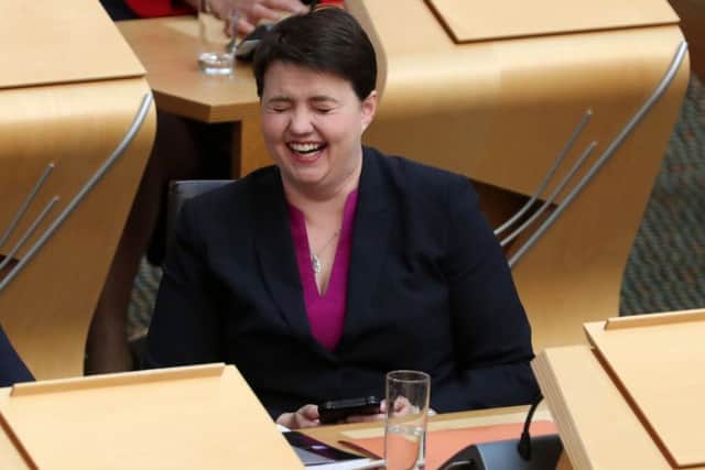 Scottish Conservative leader Ruth  Davidson led the chorus to the PM,.